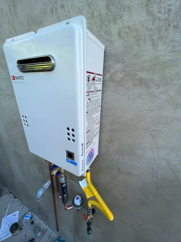 Tankless water heater installation for Prien homes